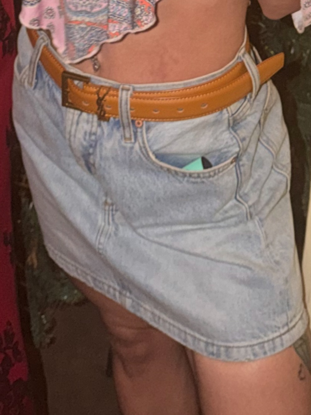 Denim Forum “90s Ricci Skirt”